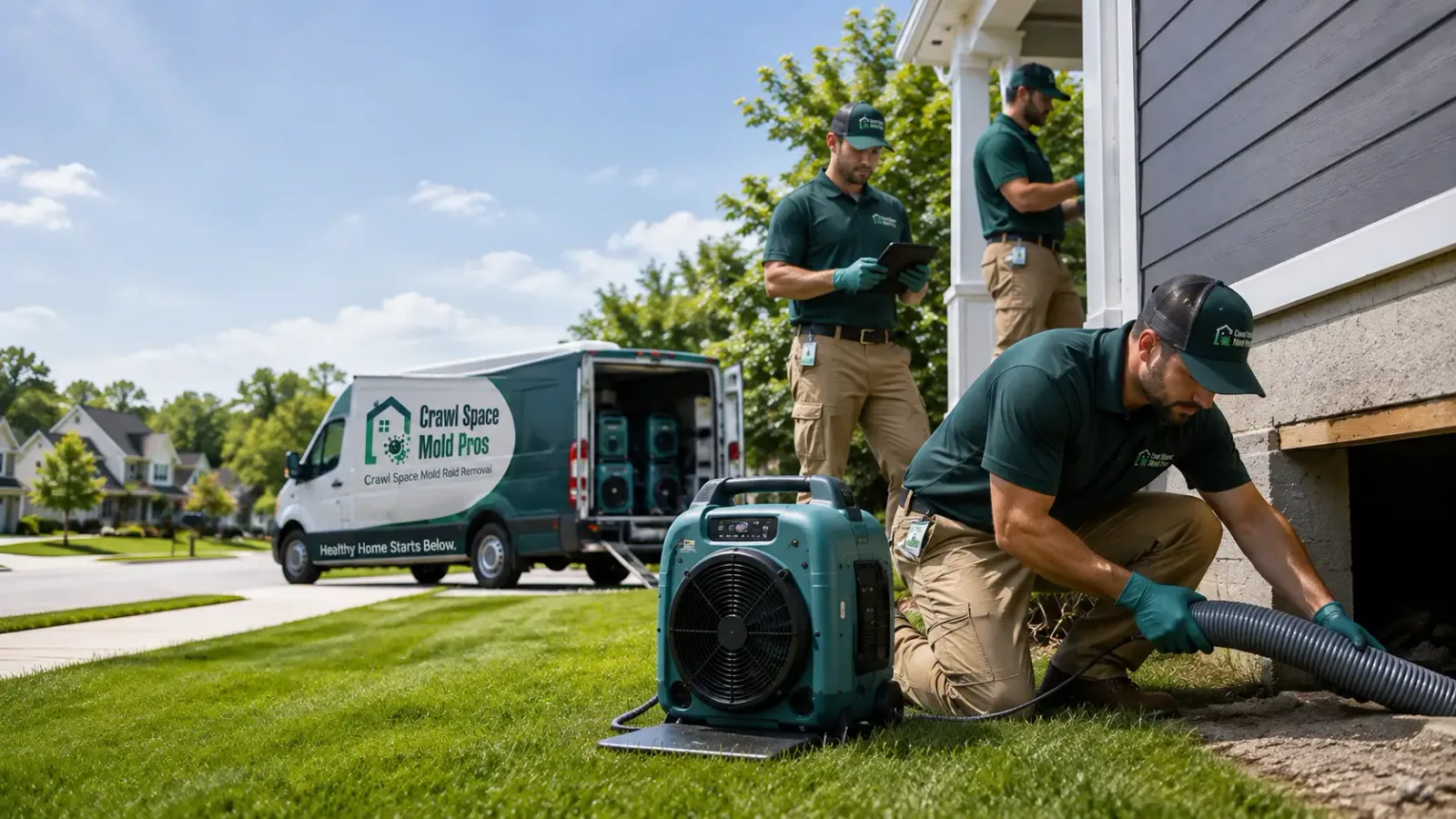 Crawl Space Mold Removal in Ames, IA